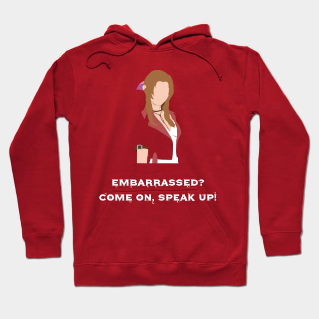 Motivational Aerith Gainsborough Quote Hoodie by Kidrock96